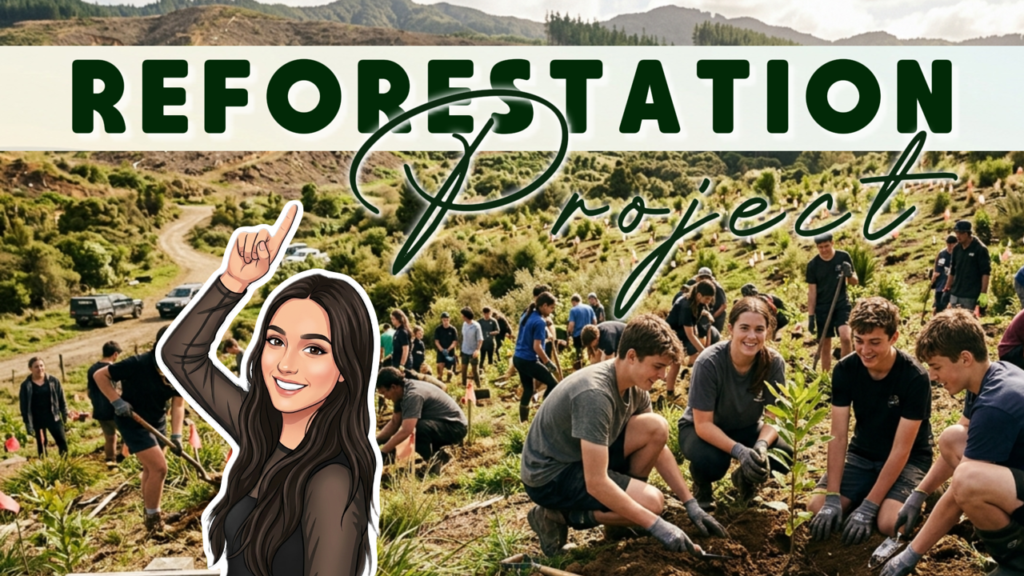 Yasmin advocating reforestation